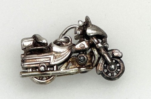 Ciondolo charm argento - ciondolo, moto