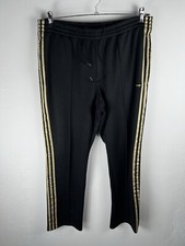 Pantaloni Tuta TrackPants Trousers ADIDAS Vintage Nero Oro Taglia XL Uomo Men