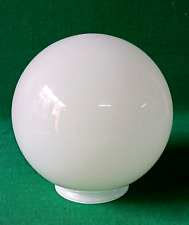 PARALUME SFERA VETRO OPALINO TONDO RICAMBIO LAMPADA LUME Ø FORO 10 CM. CN83