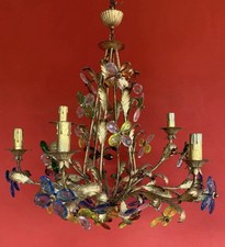 Lampadario Anni 60 Vetri