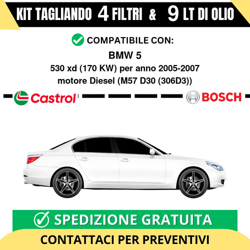 Tagliando per bmw 530 - per,