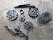 LAMBRETTA 125 150 LI SX FRIZIONE CATENA INTERNO MOTORE 46 DENTI FLANGIA CAMPANA