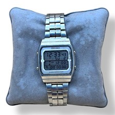 Seiko A714-5050 LCD Orologio Vintage Cronografo Allarme Japan Raro Anni ’80