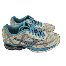 Scarpe sneaker da corsa Mizuno Wave Creation 16 410653 0073 bianche e blu donna 9