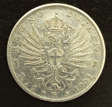 Lira 1901 spl aquila - spl, sabauda