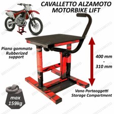 CAVALLETTO ALZA MOTO 31-40CM GRAFICA ROSSO PER HUSQVARNA 610 TE E 1998-2010