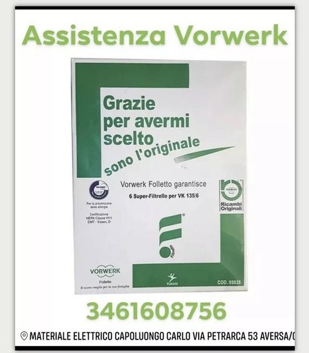 Sacchetti vorwerk folletto - sacchetti,