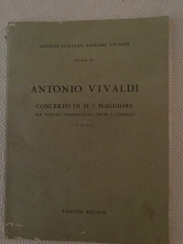 Antonio vivaldi concerto si - in,