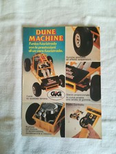 PUBBLICITA' ORIGINALE ADVERTISING "DUNE MACHINE" GIG del 1980