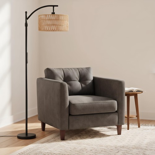 Lampada terra rattan - da,