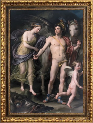 Dipinto olio barocco - ad,
