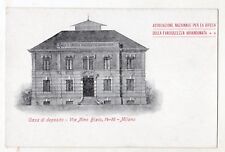 C002521  MILANO  CASA DI DEPOSITO FANCIULLEZZA ABBANDONATA VIA  BIXIO  14   NVG