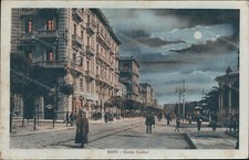 bf772 cartolina bari citta' corso cavour 1929