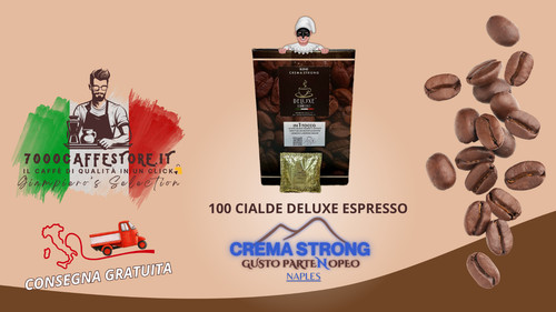 100 cialde deluxe napoli crema - deluxe,