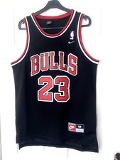 NIKE Team NBA Chicago Bulls Michael Jordan #23 Top Tank Jersey Uomo M Vintage
