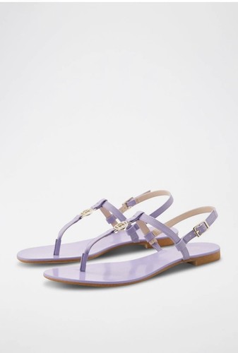 Infradito twinset con logo - twinset,