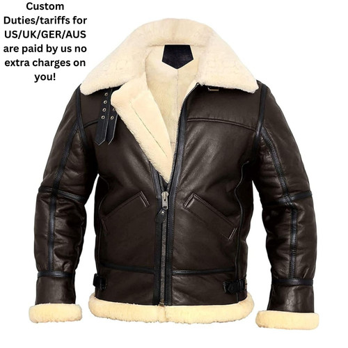 Bomber marrone shearling - bomber,
