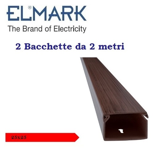 Canalina 25x25 bacchette - 25x25,