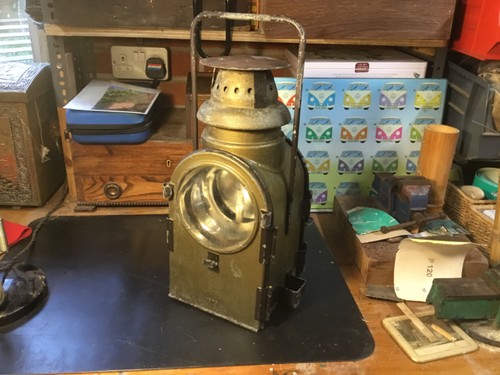 Vintage osmeka railroad signal - railroad,