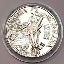 Panama 1 Balboa 1947 argento