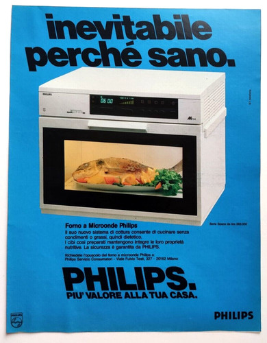 Pubblicita philips forno a - forno,