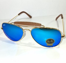 Ray-Ban RB3422 Leather Aviator