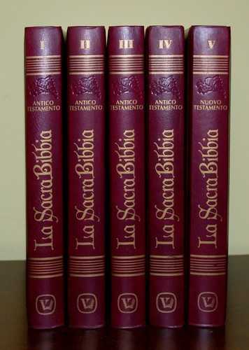 Sacra bibbia vol 3 4 - vol, 1,2,3,4,5