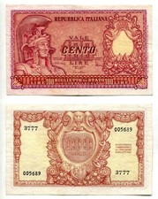 100 Lire Italia / Italy