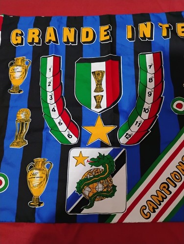 Bandiera vintage dell - bandiera, inter