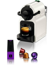 KRUPS Nespresso Inissia XN1001 Macchina da Caffè a Cialde Bianco - Convertitore Spina EU