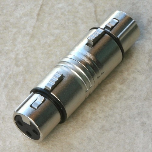 Adattatore giunto xlr femmina - giunto,