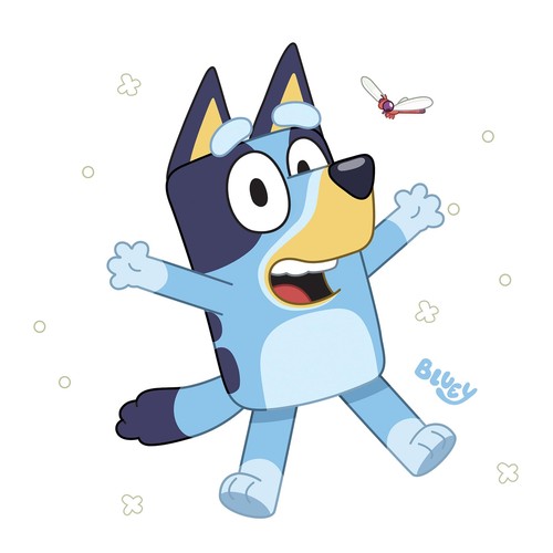 Adesivi murali giganti bluey - adesivi,