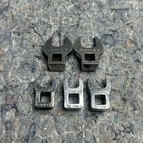 Snap crowfoot wrench set - on,