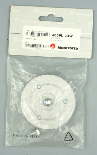 Manfrotto 400pl low piastra - manfrotto, 400pl-low