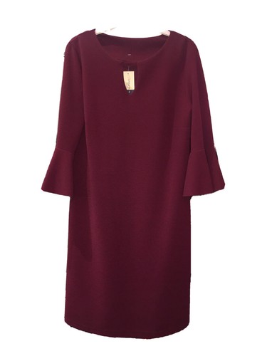 Abito donna bordeaux - abito, elegante