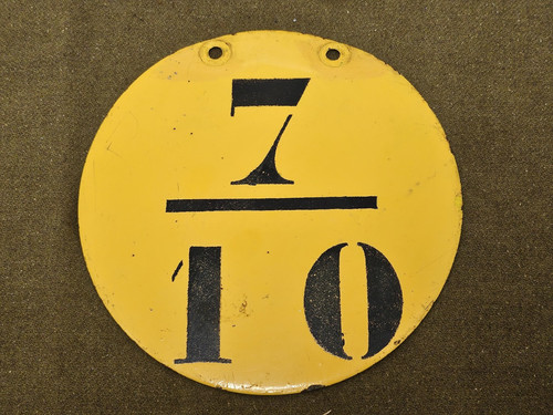 Plaque tonnage ouvrage - , 7-10