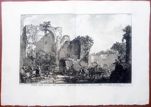 Piranesi stampa antica appia - antica,