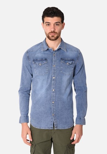 Camicia jeans uomo leggera - camicia, di