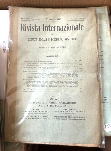 Rivista internazionale - rivista,