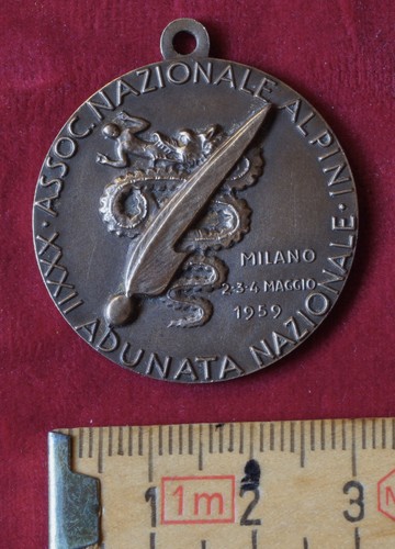 Medaglia alpini 32ª adunata - alpini,