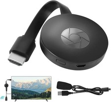 Chromecast Wireless Mirascreen HDMI Dongle Full HD 1080P Streaming TV WiFi