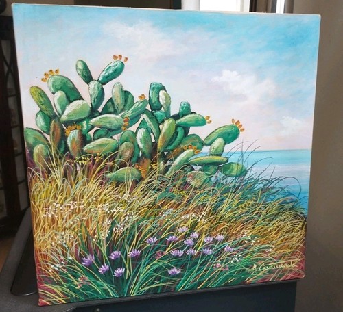 Quadro olio tela - olio, su