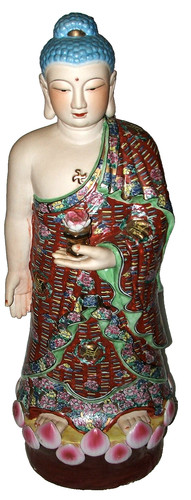 Shakyamuni buddha standing - shakyamuni,