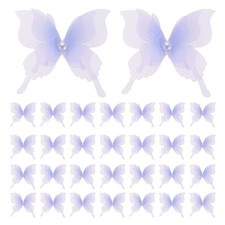 30Pcs Organza Butterflies