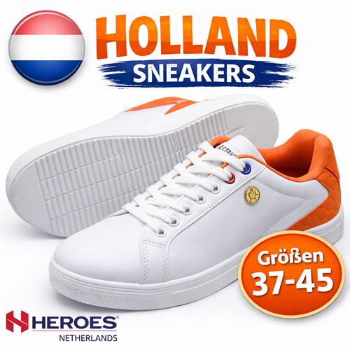 Oranje fan sneaker olanda - oranje,