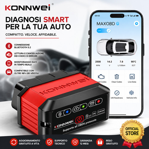 Scanner obd2 konnwei - scanner,