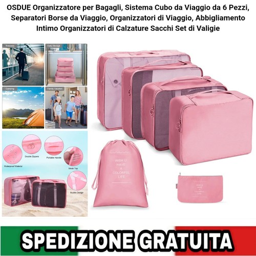 Set organizer valigie - 6,