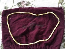 COLLANA PREGIATA VINTAGE tipo avorio