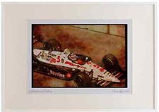 Cornice acquerello Car Racing