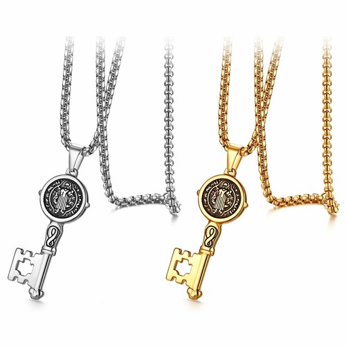 Collana uomo acciaio inox - uomo, san